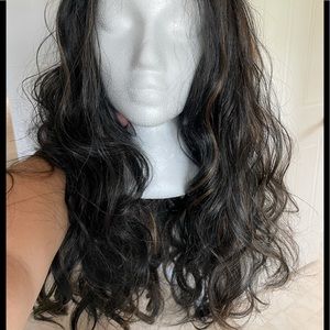 Dark Brown, GORGEOUS Pre-Cut Lace Front Wig.